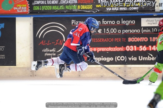 2011-02-20 Como 1953 Hockey Milano Rossoblu U10-Valpellice - Simone Battelli